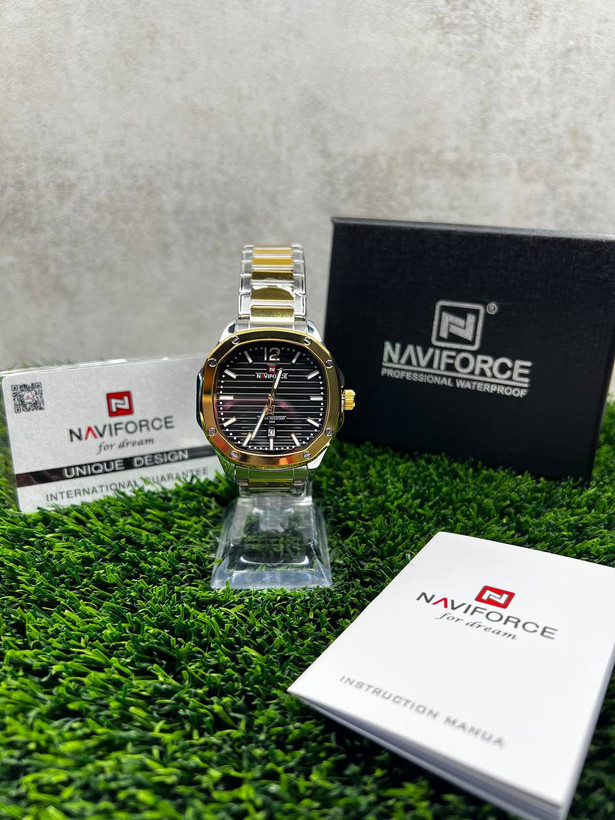 ساعت مردانه naviforce کدnf9243جنس بند استیل