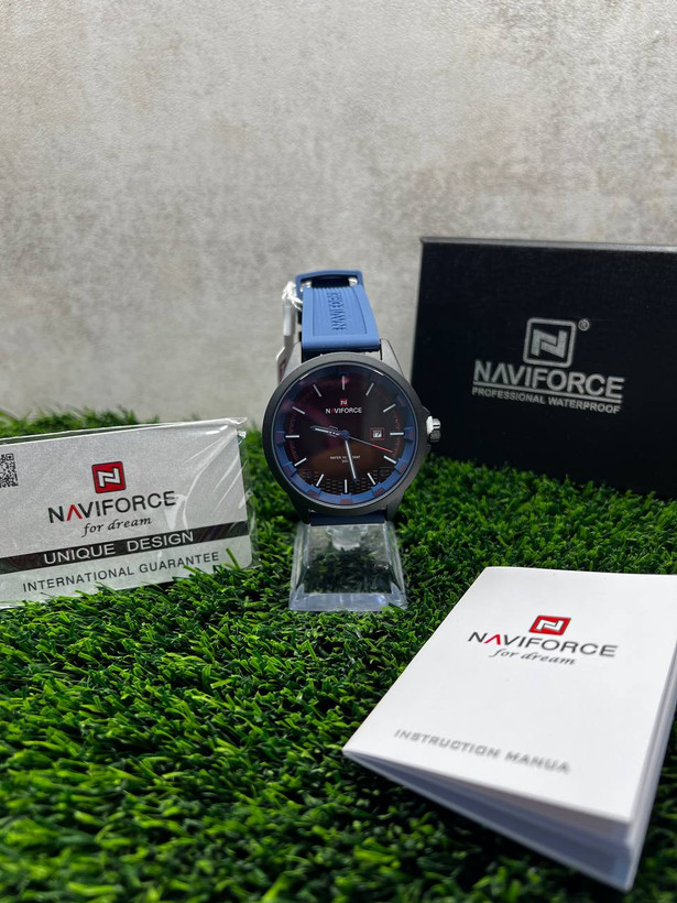 ساعت اسپرت مردانه naviforce کدnf9248تقویم دارد