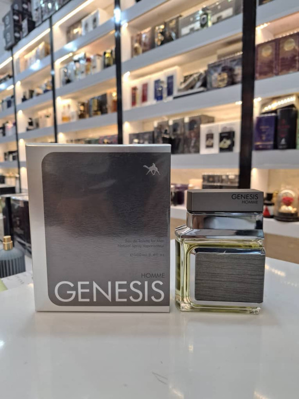عطر ادکلن مردانه جنسیس نقره ای شرکت امپر