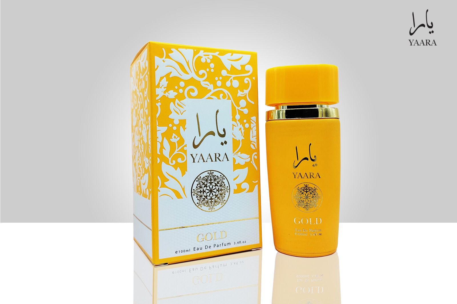 عطرادکلن یارا توس(زرد)از شرکت اماراتی تی آر آیYARA