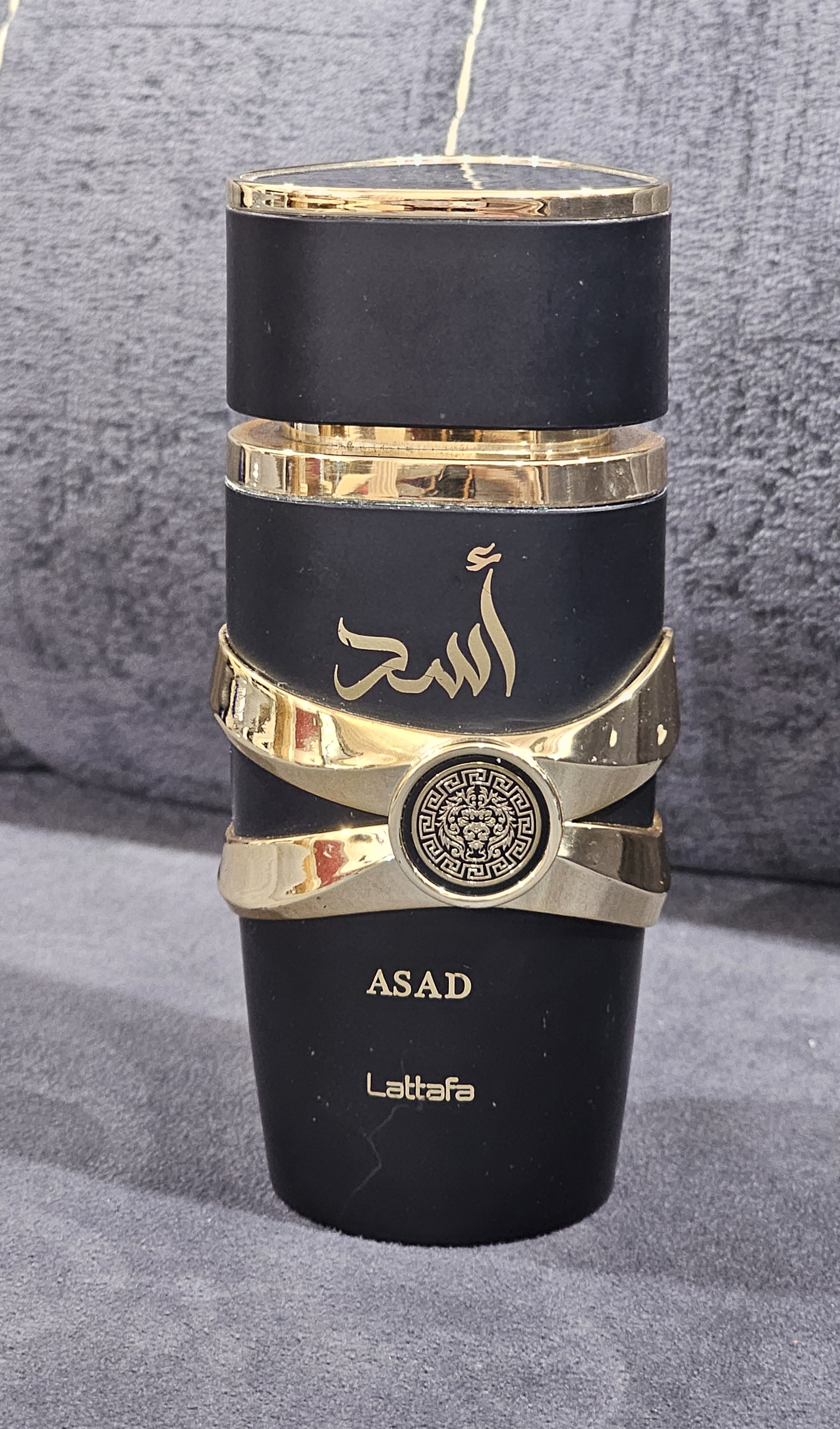 عطرادکلن اسد مشکی مردانه از لطافه حجم ۱۰۰میلasad lattafa